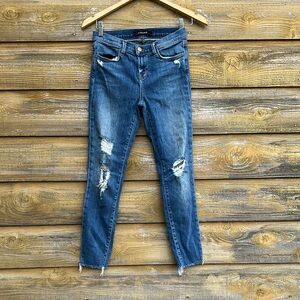 J Brand Skinny Distressed Jeans SZ 26